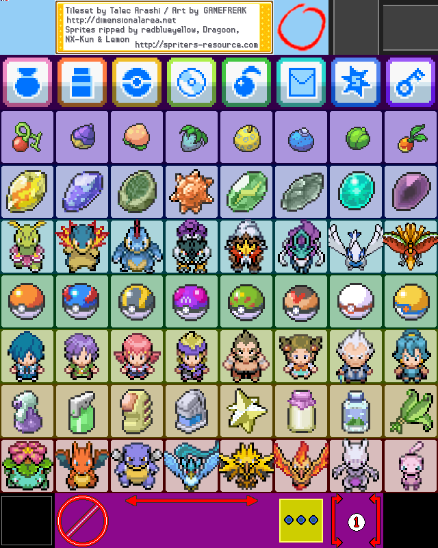 Pokémon HG/SS Tileset Pokémon HG/SS Tileset